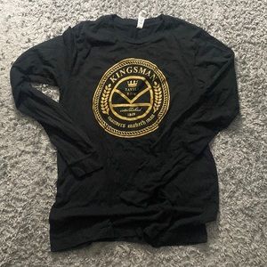 Black long sleeve The Kingsman t-shirt size mens medium